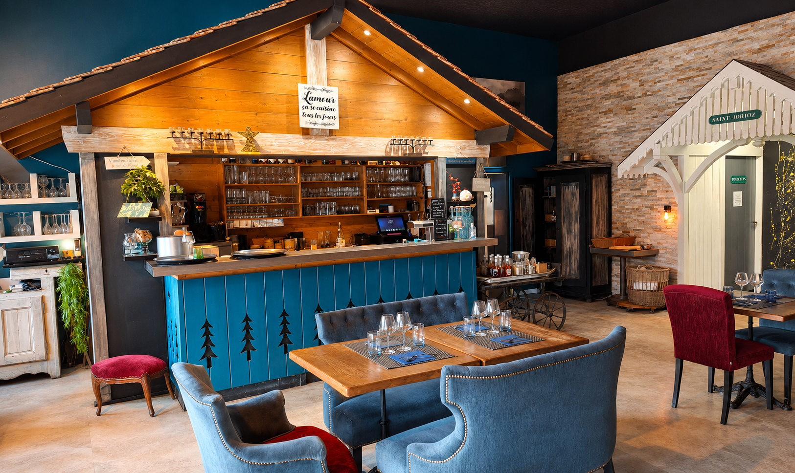Intérieur du restaurant