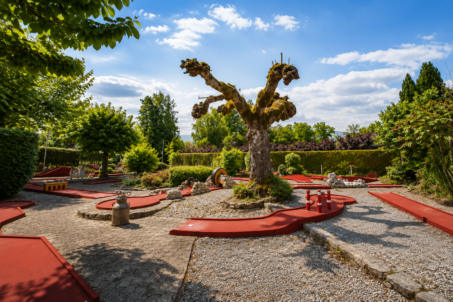 Mini-golf du restaurant
